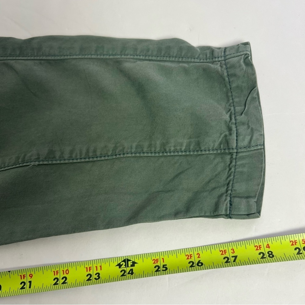 aerie Women’s Casual Pull On Pants Sz XS Green Pockets Elastic Waist Drawstring - Picture 13 of 14